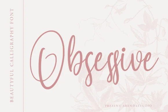 Obsessive Font by Arendxstudio — Script Handwritten Font