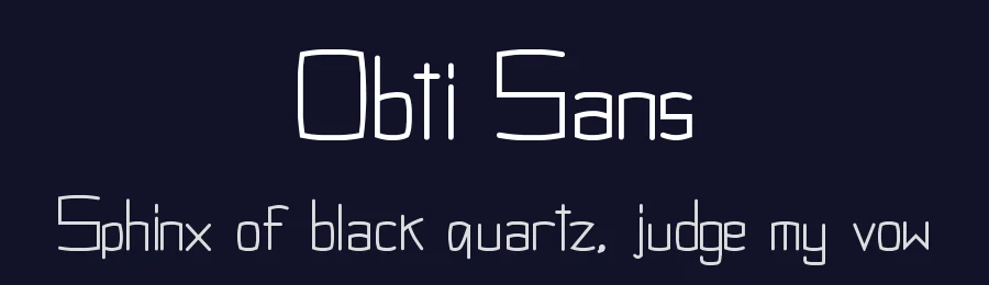Obti Sans by Extram Studios — Decorative Font — thumbnail 2