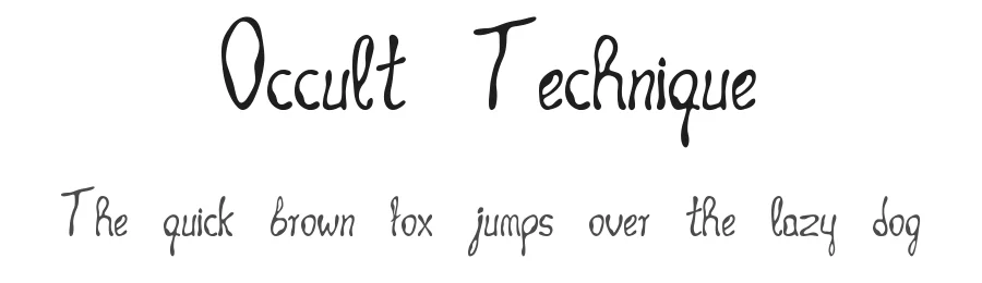 Occult Technique