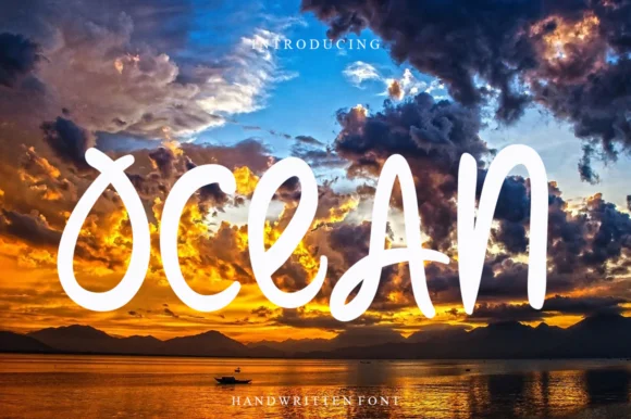 Ocean Font by Garcio — Script Handwritten Font