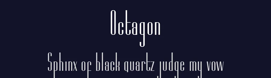 Octagon by Nariswari Creative — Sans Serif Font — thumbnail 2