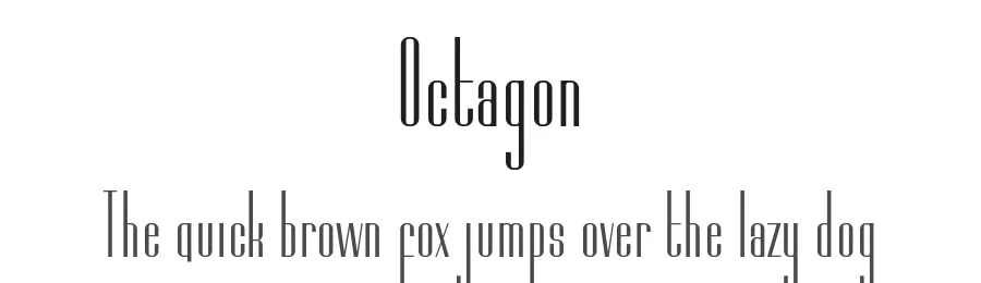 Octagon by Nariswari Creative β Sans Serif Font