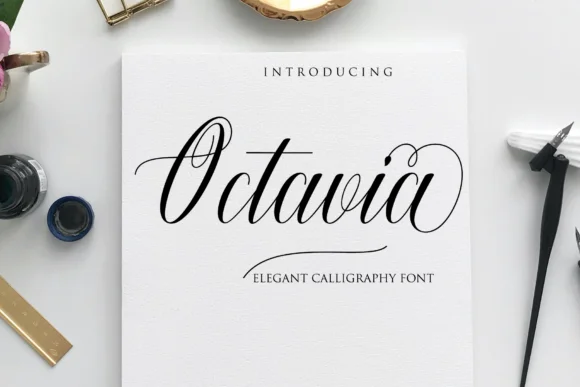 Octavia Font by Serdaribut Studio — Script Handwritten Font