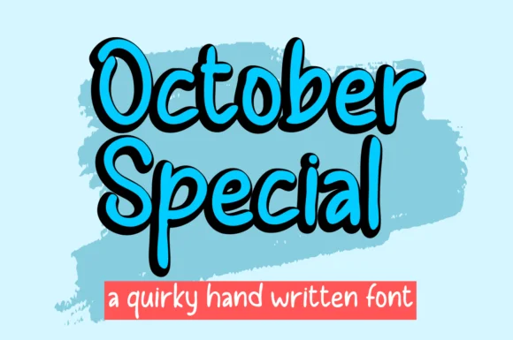 October Special Font by Halo Whimsy Creative — Script Handwritten Font