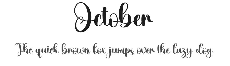 October