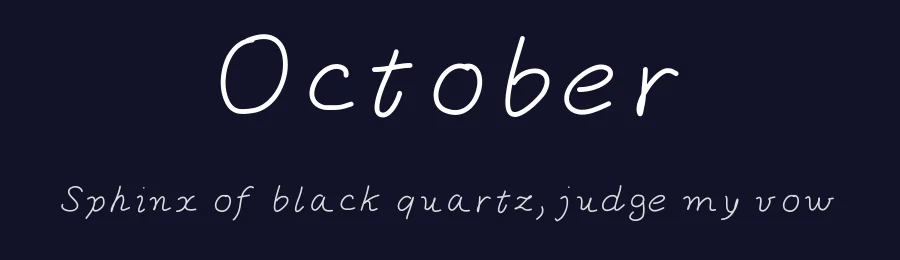 October by Gaelleing — Script Handwritten Font — thumbnail 2