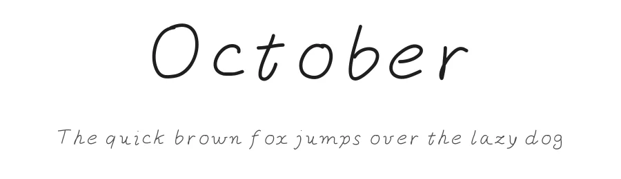 October