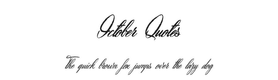October Quotes