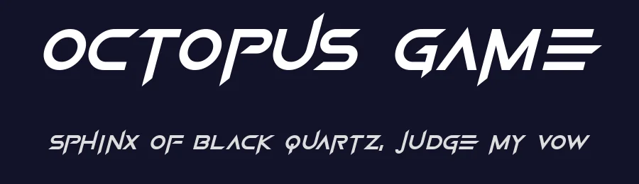 Octopus Game by Hawtpixel — Display Font — thumbnail 2