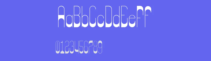 Odd Weight by model850 — Decorative Font — thumbnail 3