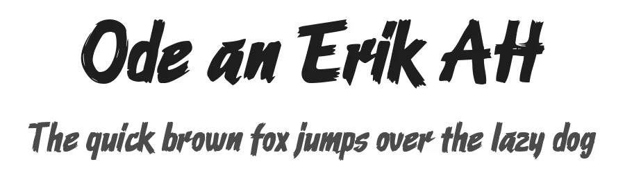Ode an Erik AH