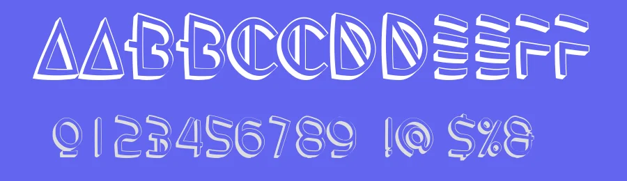 Odeon by Vladimir Nikolic — Decorative Font — thumbnail 3