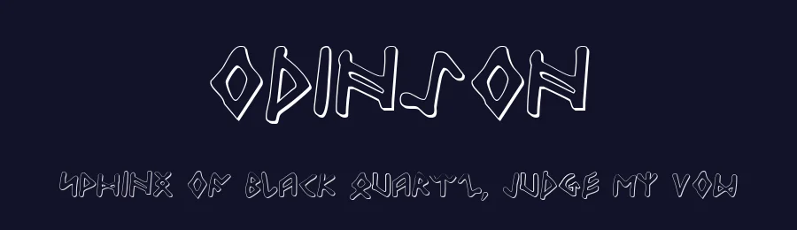 Odinson by Iconian Fonts — Dingbats Font — thumbnail 2