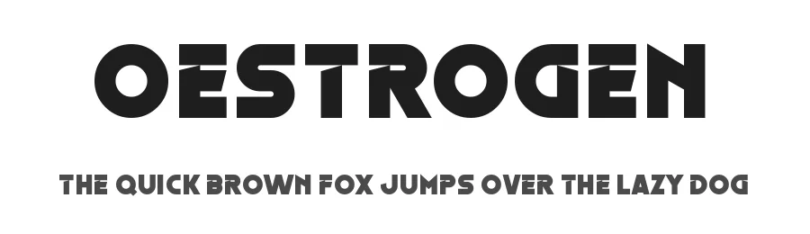Oestrogen by Chequered Ink — Display Font