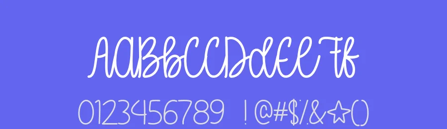 Oh My It's July by Misti's Fonts — Script Handwritten Font — thumbnail 3