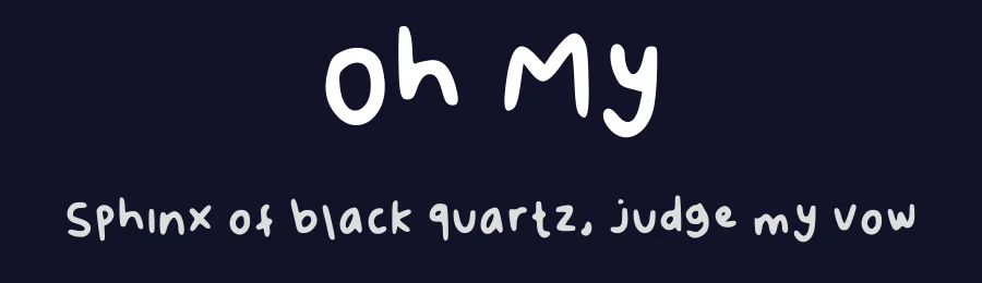 Oh My by Chuu Pipi — Script Handwritten Font — thumbnail 2