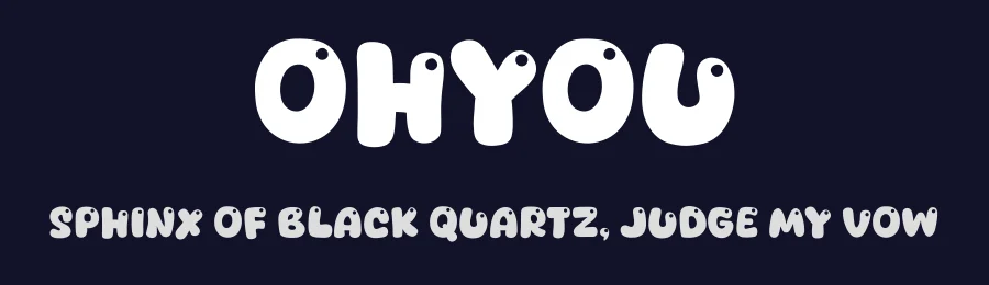 Ohyou by Khurasan — Decorative Font — thumbnail 2