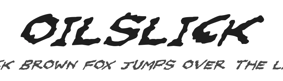 Oilslick by Hawtpixel — Decorative Font