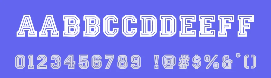 Oklahoma by Woodcutter — Decorative Font — thumbnail 3