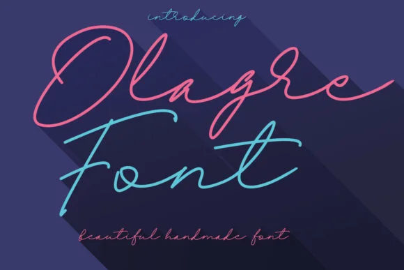 Olagre Font by Maulana Creative — Script Handwritten Font