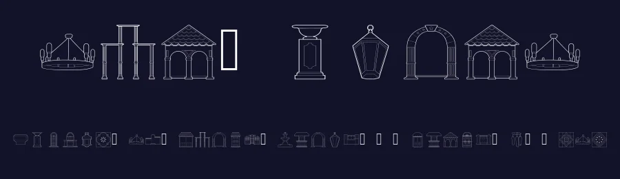 Old Prado by Carlos De la Hoz — Dingbats Font — thumbnail 2