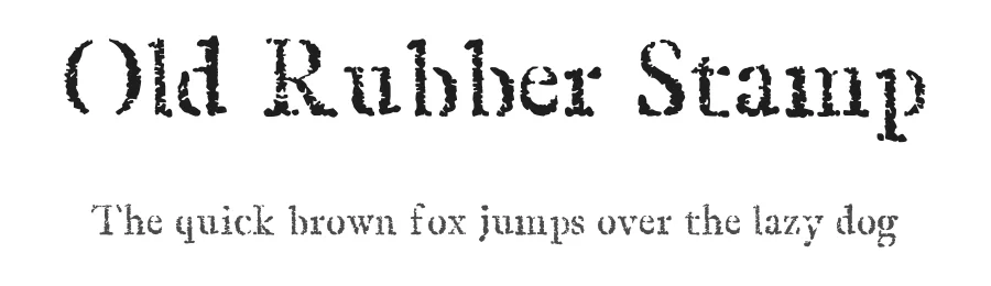 Old Rubber Stamp