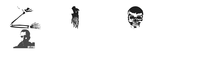 Old Skull Hellron by Hellron Design — Dingbats Font