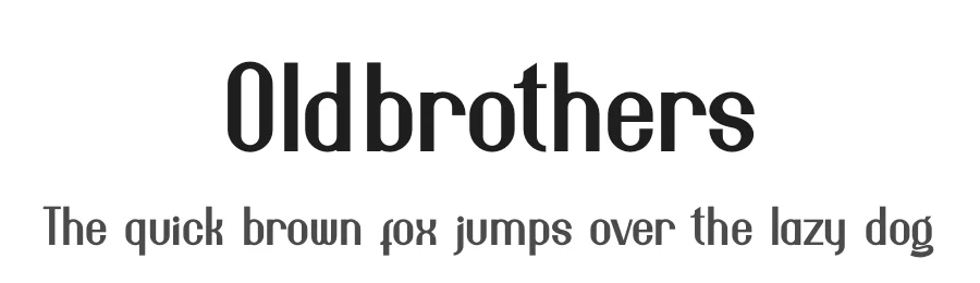 Oldbrothers by Haksen Studio — Sans Serif Font