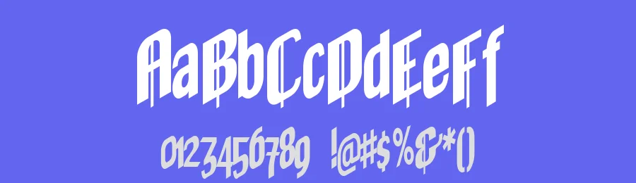Olde Chicago by Harold's Fonts — Decorative Font — thumbnail 3