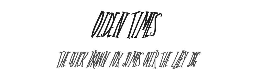 Olden Times