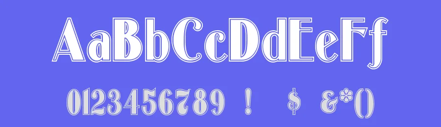Oldgate Lane Outline by Nick's Fonts — Decorative Font — thumbnail 3