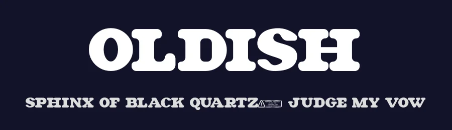 Oldish by Kong Font — Decorative Font — thumbnail 2