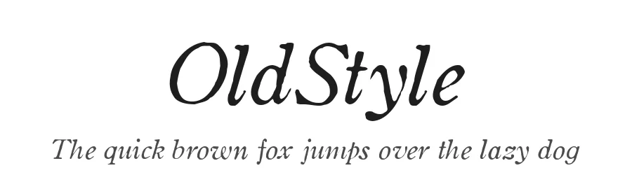 OldStyle by HPLHS Prop Fonts — Serif Font