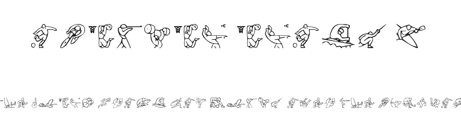 Olimpic Icons 1 by Ding Bang — Dingbats Font