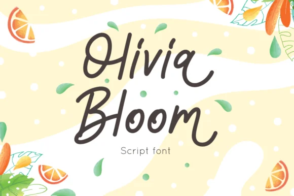 Olivia Bloom Font by attypestudio — Script Handwritten Font