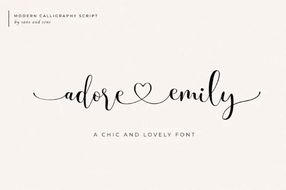 Olivia James Font by SansAndSons — Script Handwritten Font — thumbnail 2