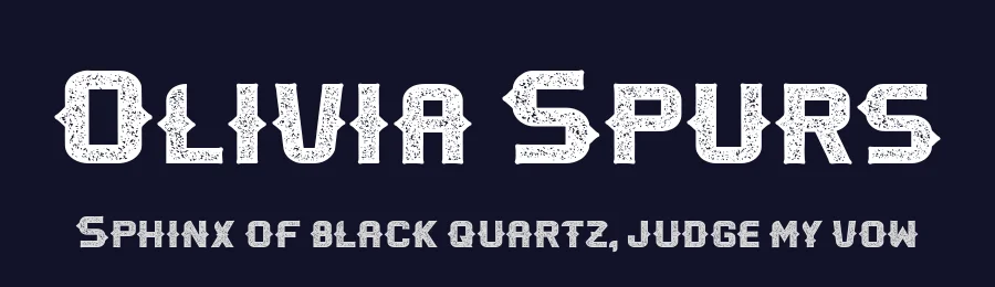 Olivia Spurs by FlatWheat Studios — Decorative Font — thumbnail 2