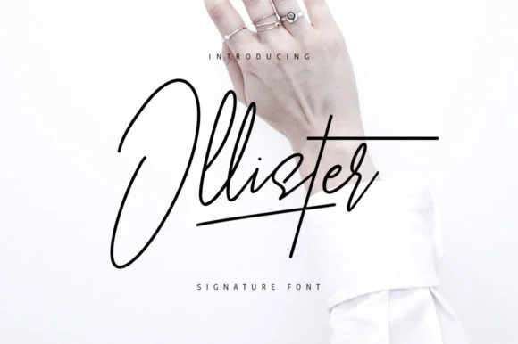 Ollister Font by Maulana Creative — Script Handwritten Font