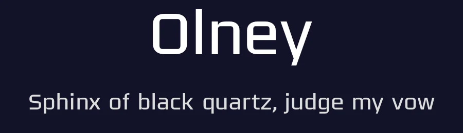 Olney by Philatype — Display Font — thumbnail 2