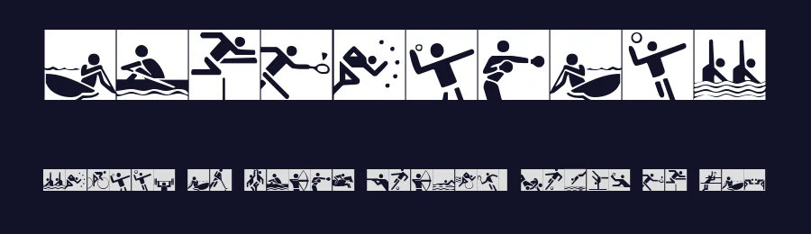 Olympicons by Iconian Fonts — Dingbats Font — thumbnail 2
