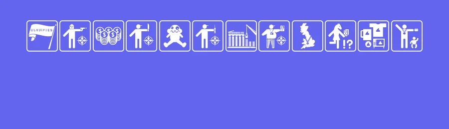 Olympukes by Virus Fonts — Dingbats Font — thumbnail 3