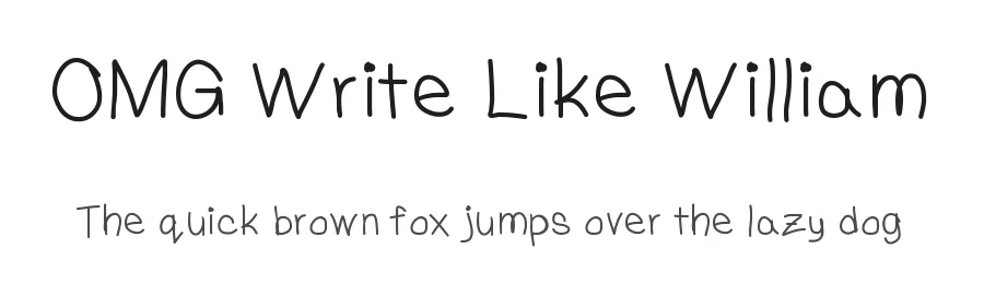 OMG Write Like William
