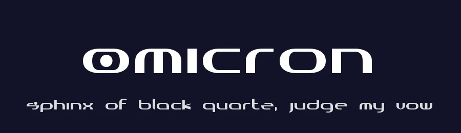 Omicron by Beyond Design — Display Font — thumbnail 2