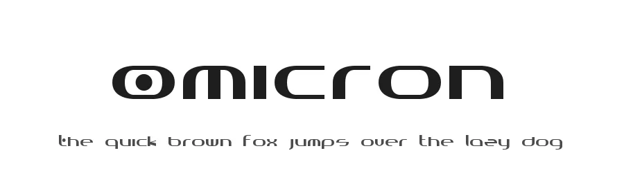 Omicron by Beyond Design — Display Font