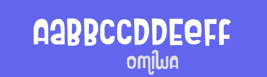 Omiwa by Subectype & Orenari — Decorative Font — thumbnail 3