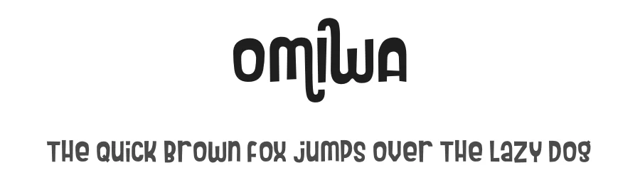 Omiwa by Subectype & Orenari — Decorative Font