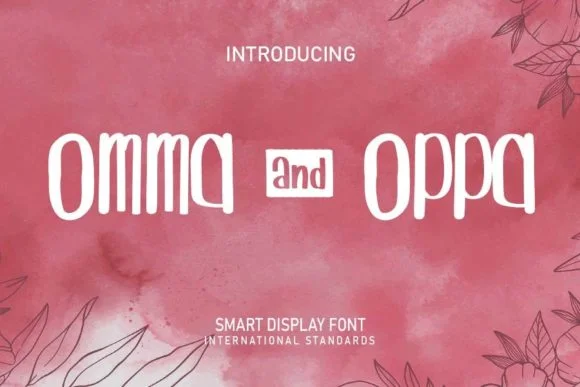 Omma Oppa Font by shiddiq.art — Script Handwritten Font