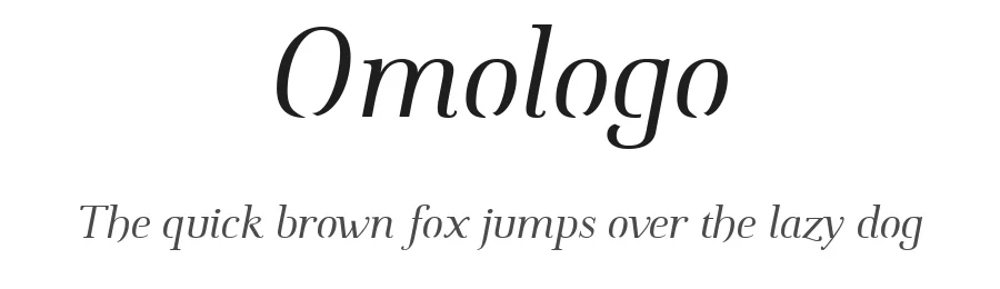 Omologo by Bellini Studio — Serif Font