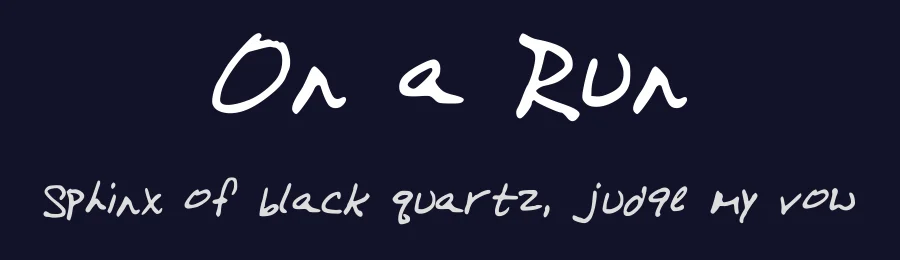 On a Run by mxdesigns — Script Handwritten Font — thumbnail 2