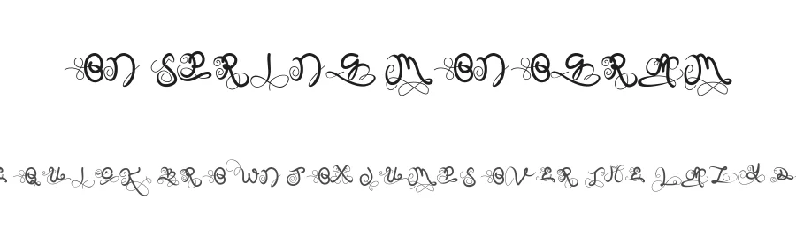 On Spring Monogram